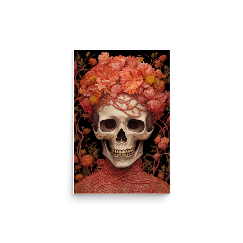 "Rose Skeleton" Art Print