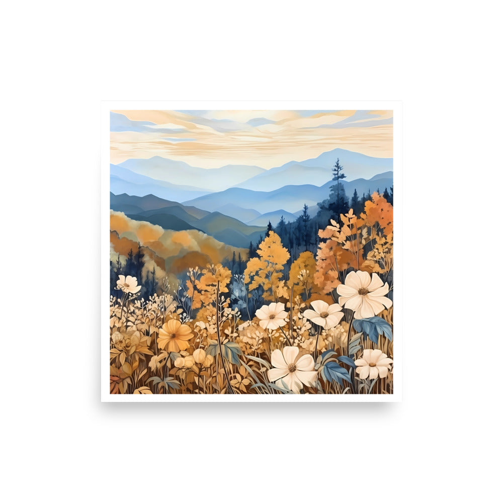 Blue Ridge Mountains Georgia Art Print