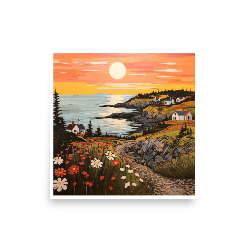 Monhegan Island Maine Art Print