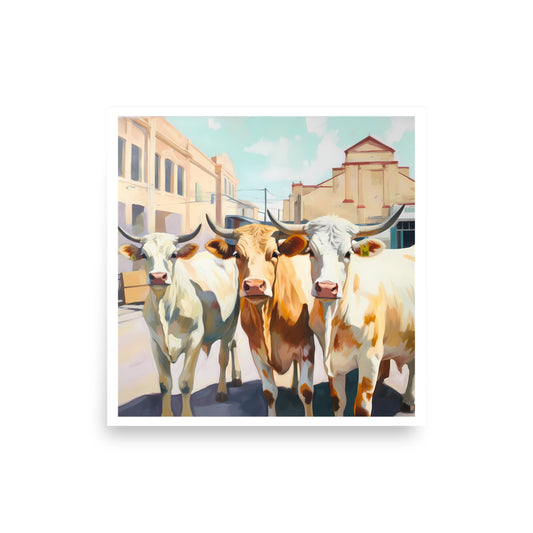 Fort Worth Stockyards Texas Art Print