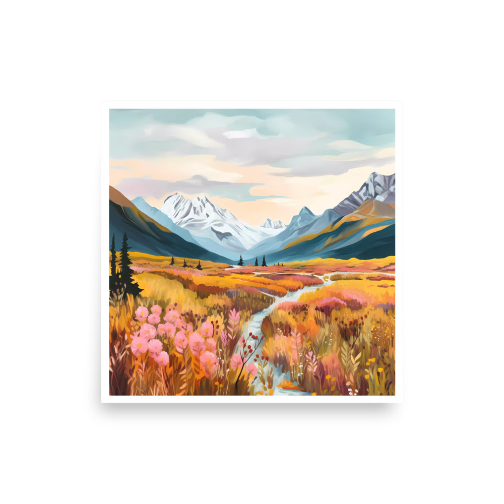 Denali Majesty Alaska Art Print