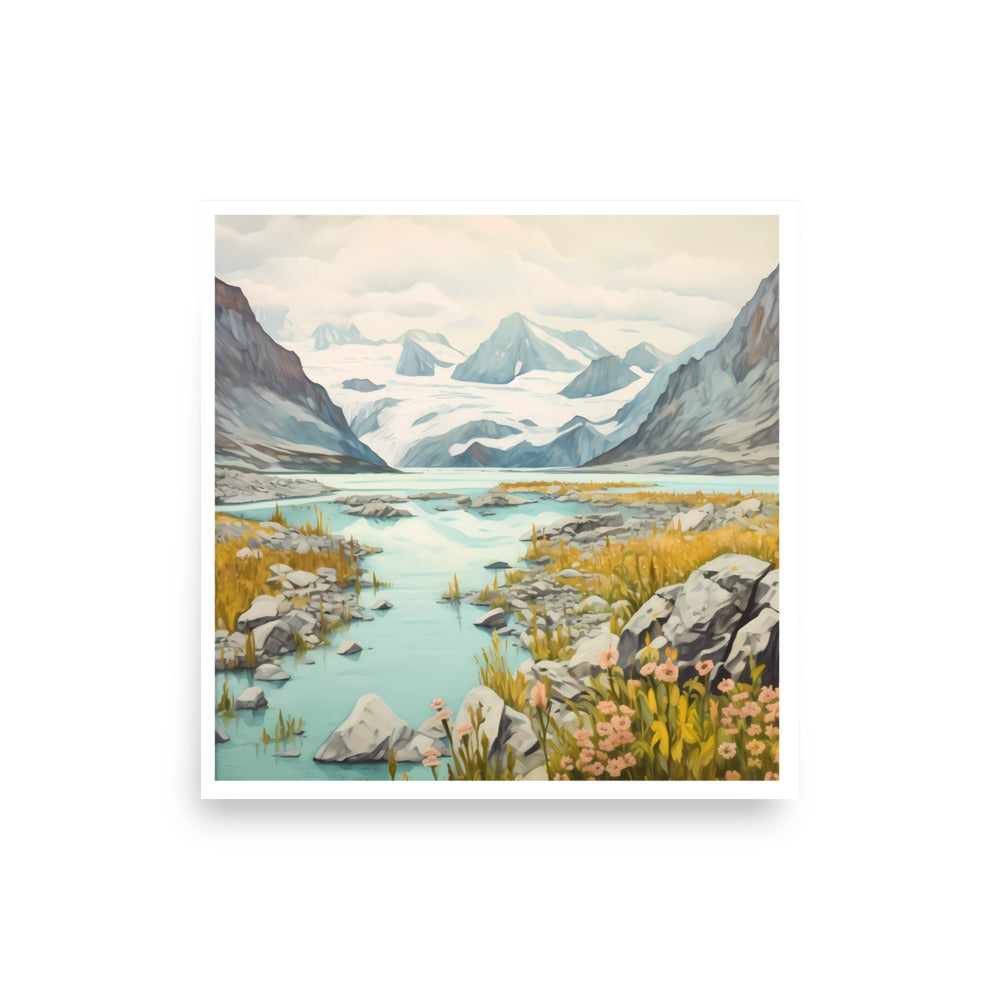 Glacier Bay Serenity Alaska Art Print