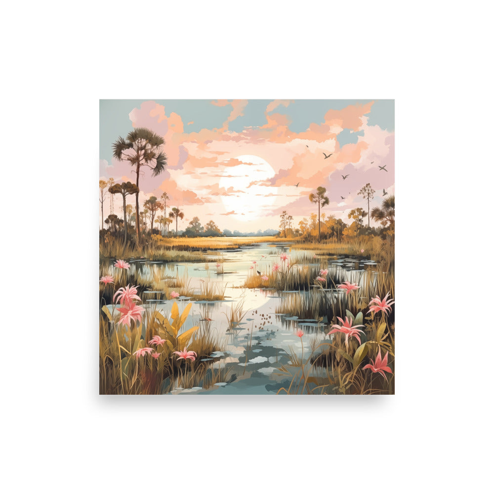 Florida Everglades Art Print