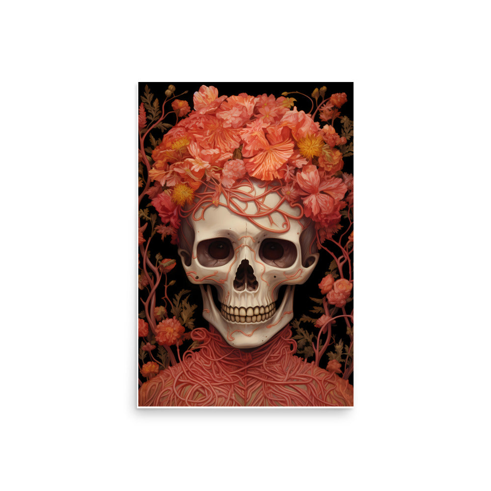 "Rose Skeleton" Art Print