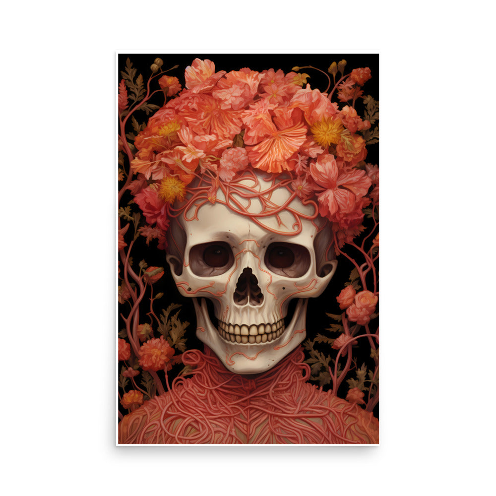 "Rose Skeleton" Art Print