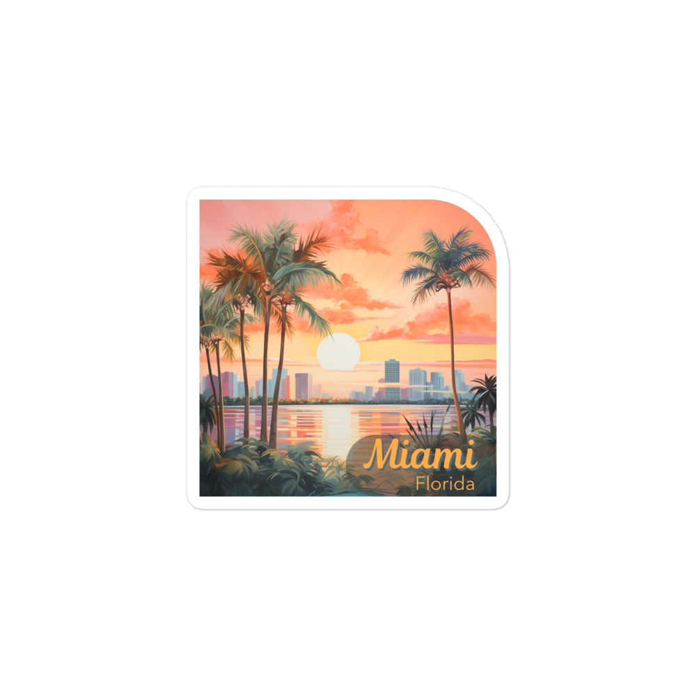 Miami Florida Sticker