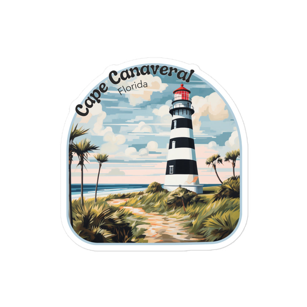 Cape Canaveral Florida Sticker