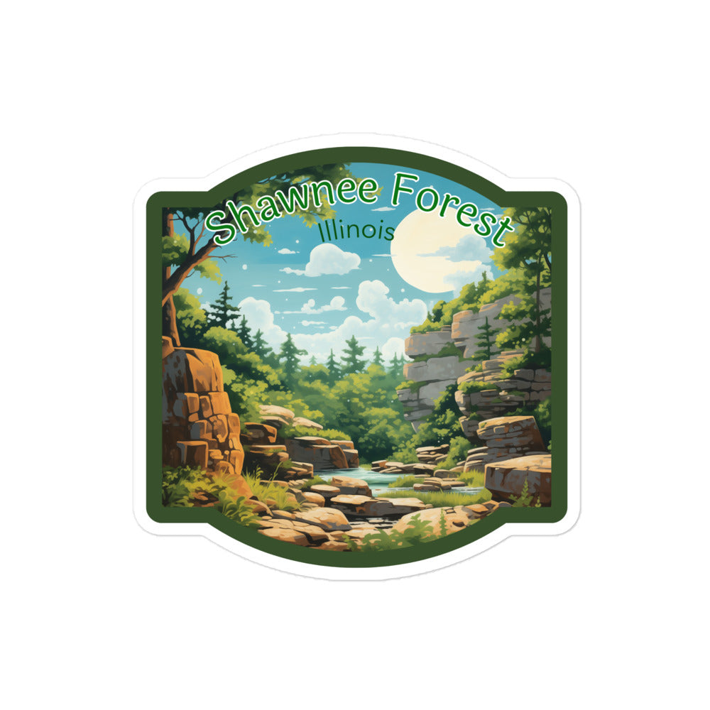 Shawnee Forest Illinois Sticker