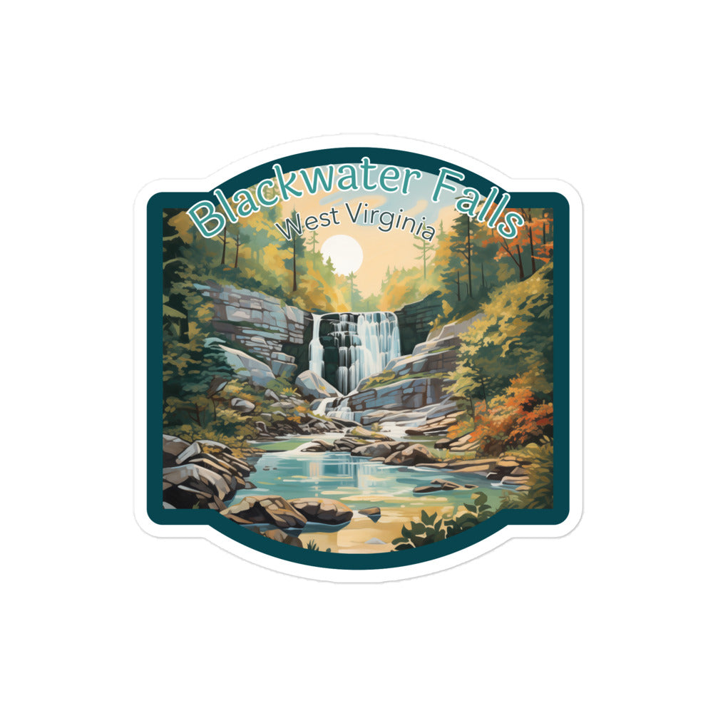 Blackwater Falls West Virginia Sticker