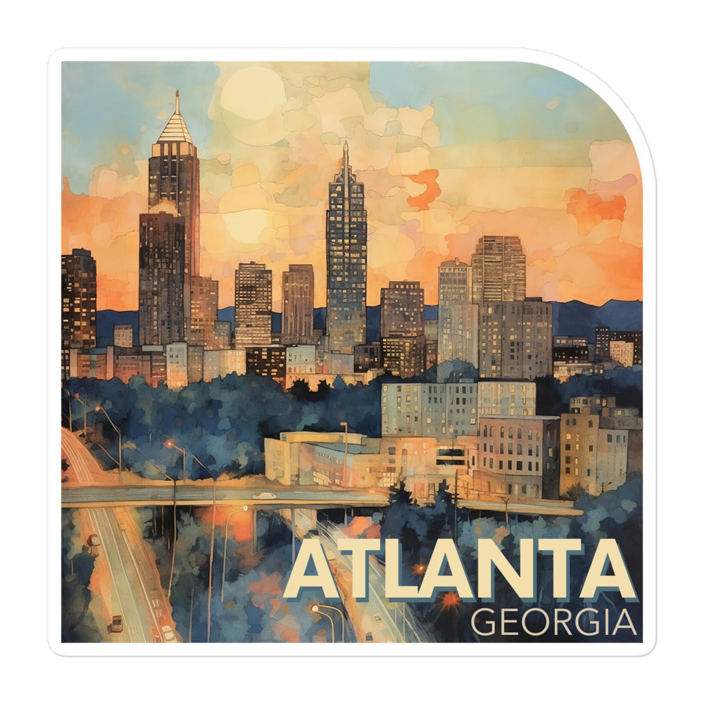 Atlanta Georgia Sticker