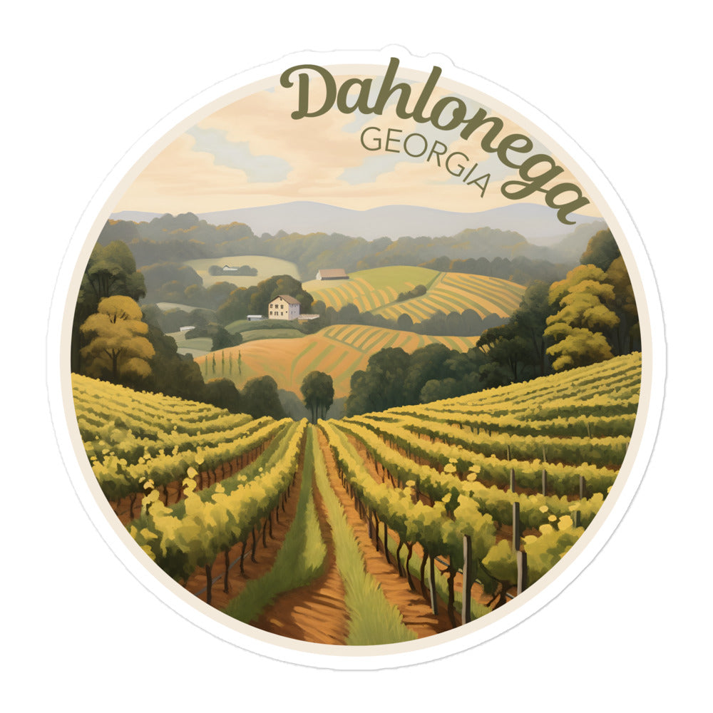 "Dahlonega Dawn" Georgia Sticker