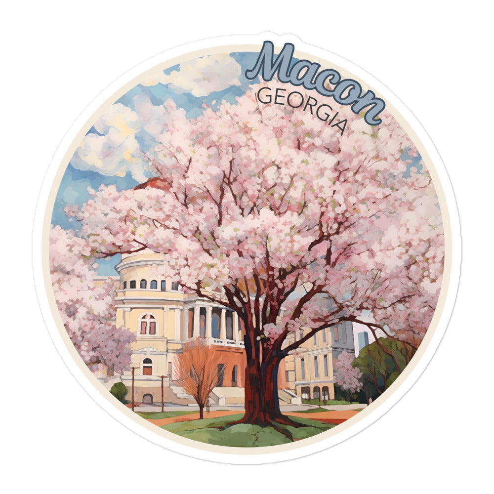 "Macon Melody" Georgia Sticker