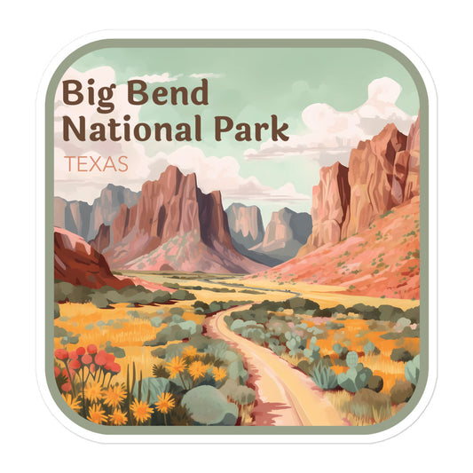 Big Bend National Park Texas Sticker