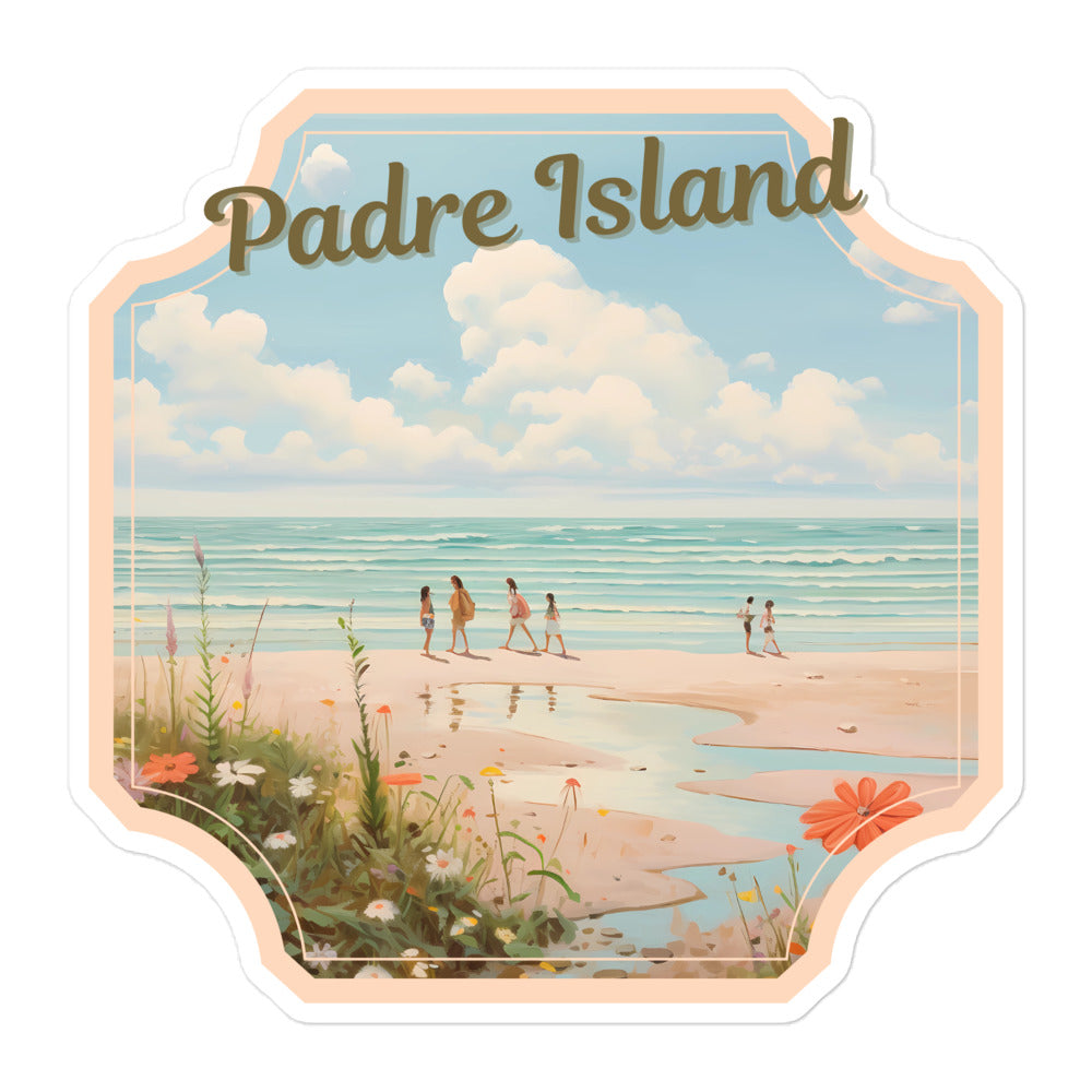 Padre Island Texas Sticker