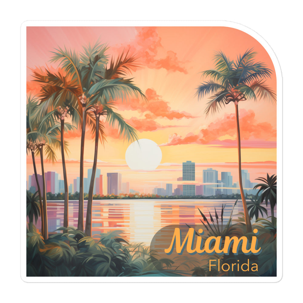 Miami Florida Sticker