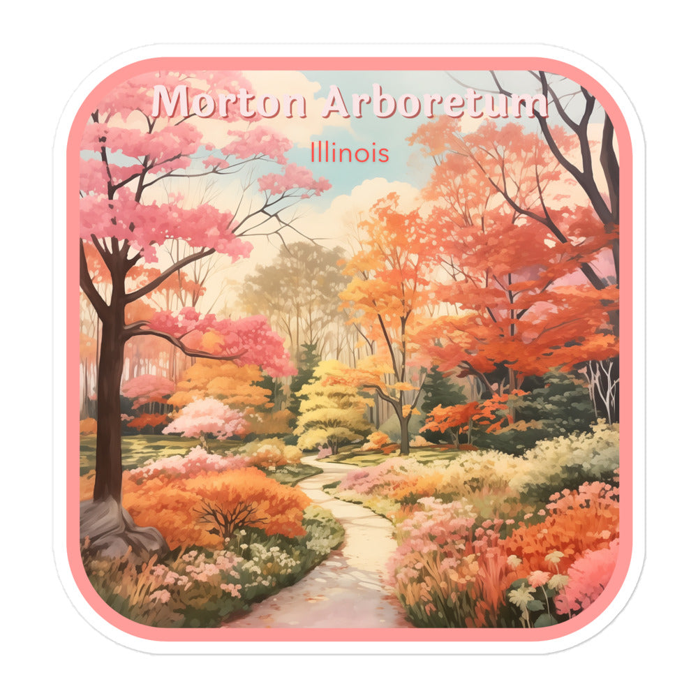 Morton Arboretum Illinois Sticker