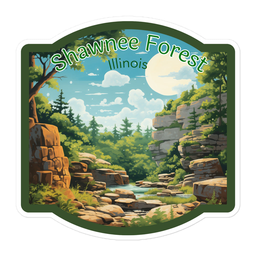 Shawnee Forest Illinois Sticker